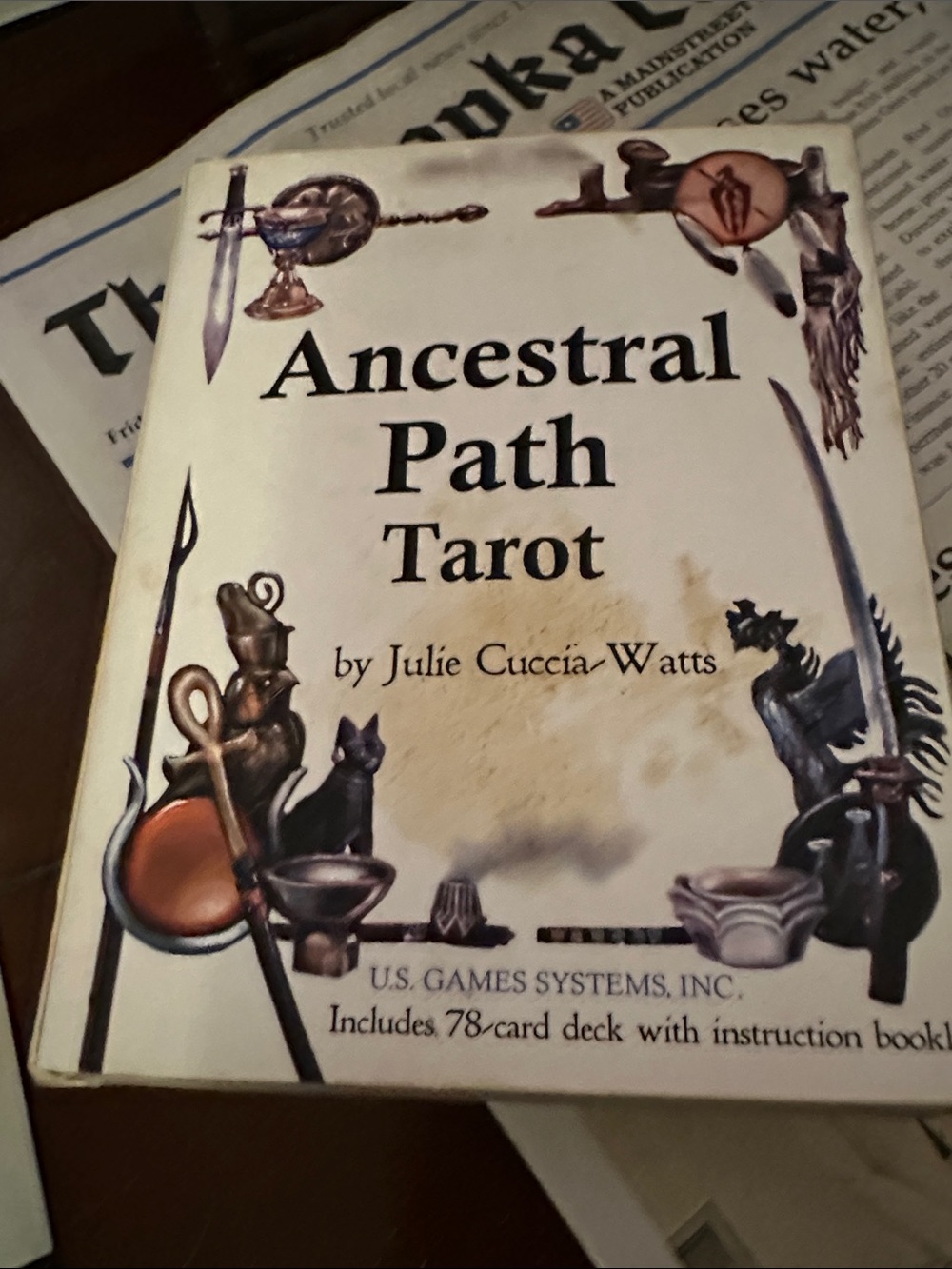 Ancestral Path Tarot by Julie Cuccia-Watts — Cream Cover